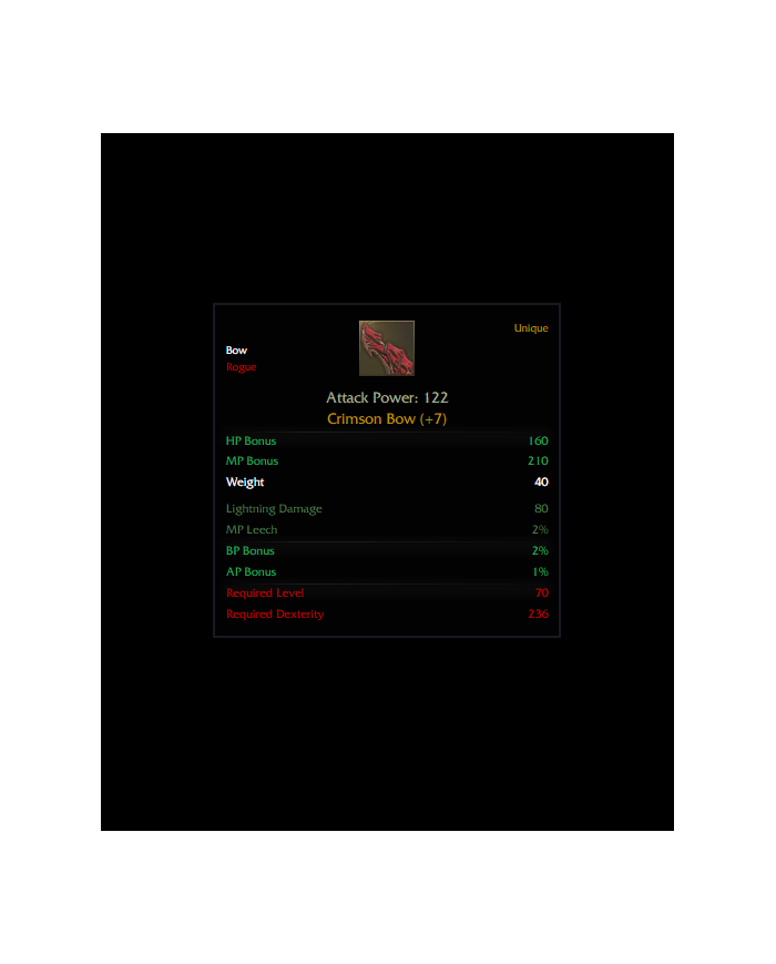 +7 Crimson Bow