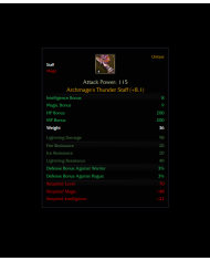 +8 Archmage's Thunder Staff