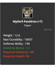 +7 MYTHRİL SET 