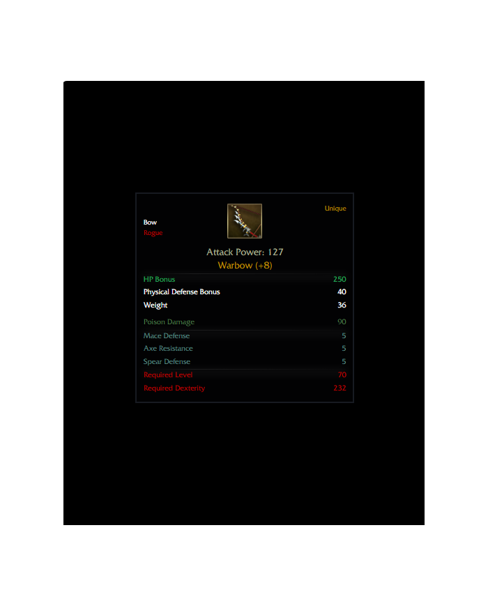 +8 Warbow