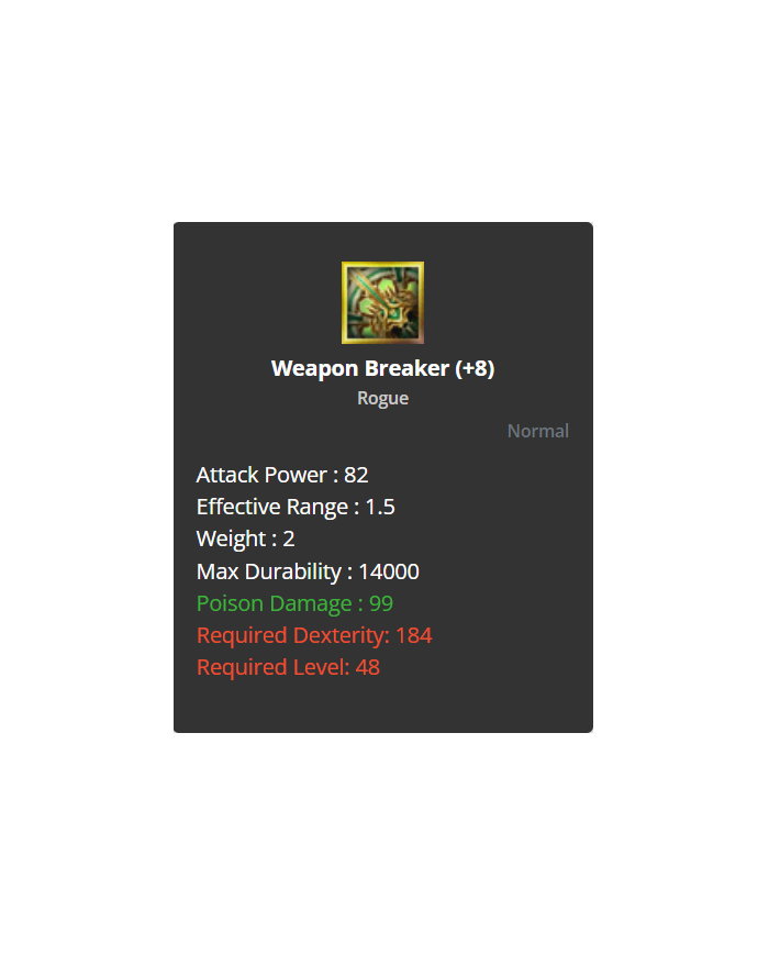 weapon breaker