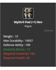 +1 reb mythrill set/+0 coc