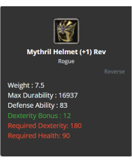 +1 reb mythrill set/+0 coc