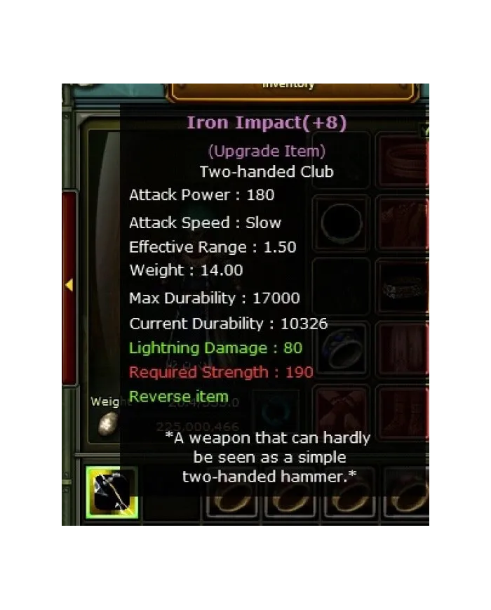 +8 iron impack no reb