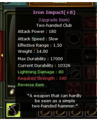 +8 iron impack no reb