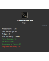 chitin bow 