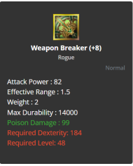 Weapon Breaker
 +-8
